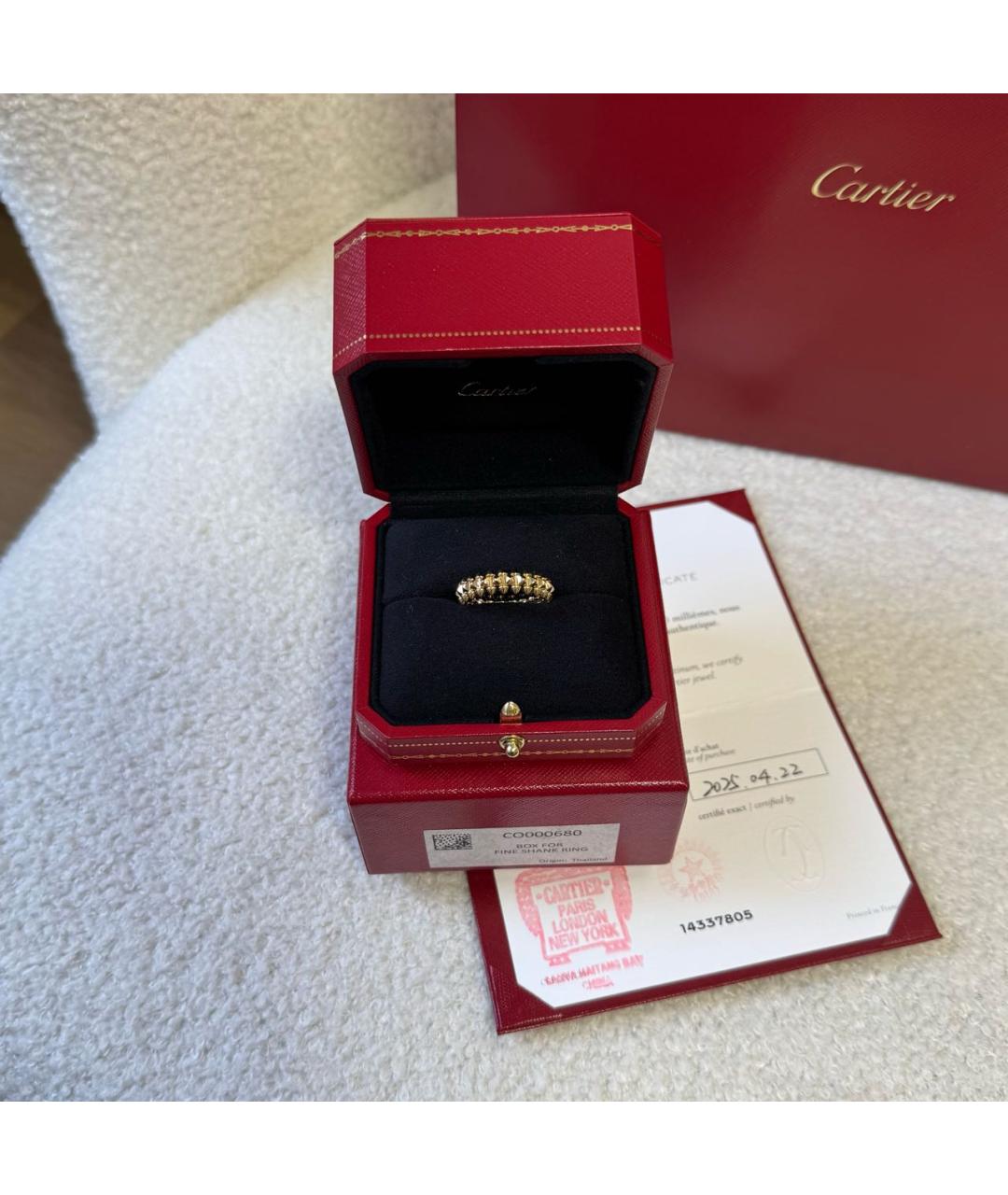 CARTIER Кольцо из желтого золота, фото 2