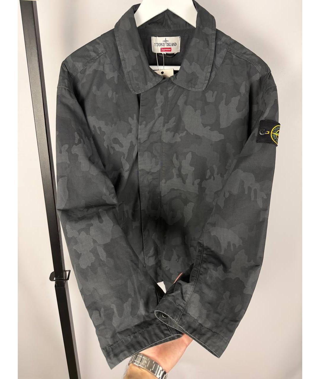 STONE ISLAND Антрацитовая куртка, фото 4