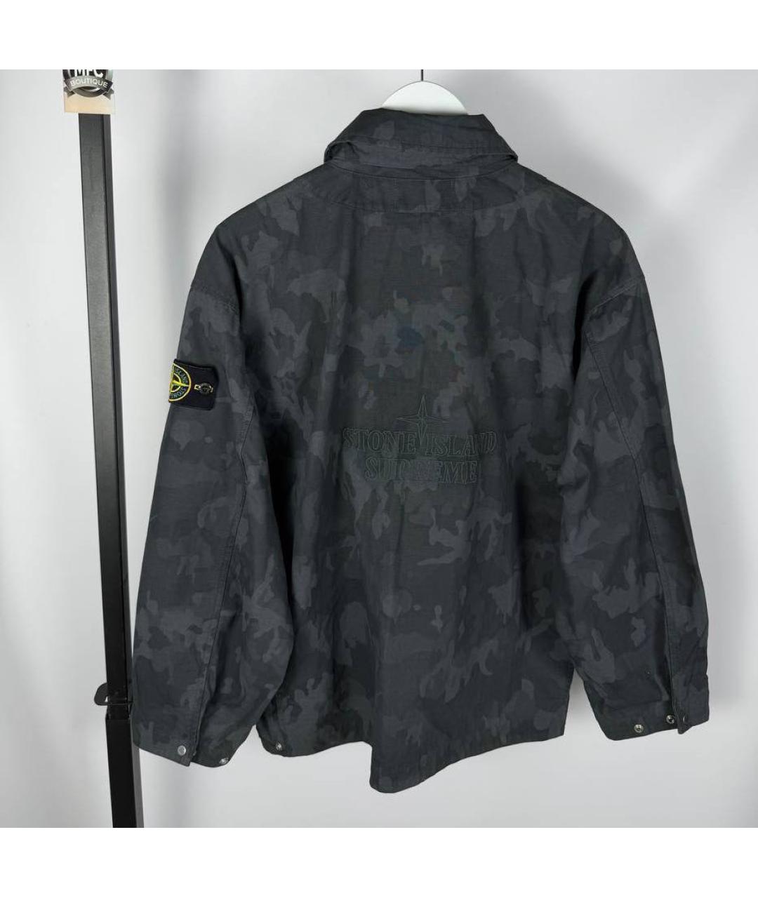 STONE ISLAND Антрацитовая куртка, фото 8