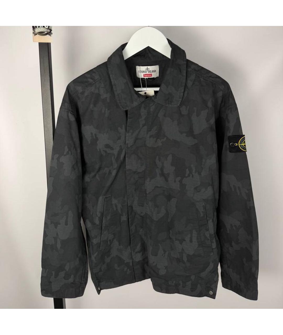 STONE ISLAND Антрацитовая куртка, фото 2