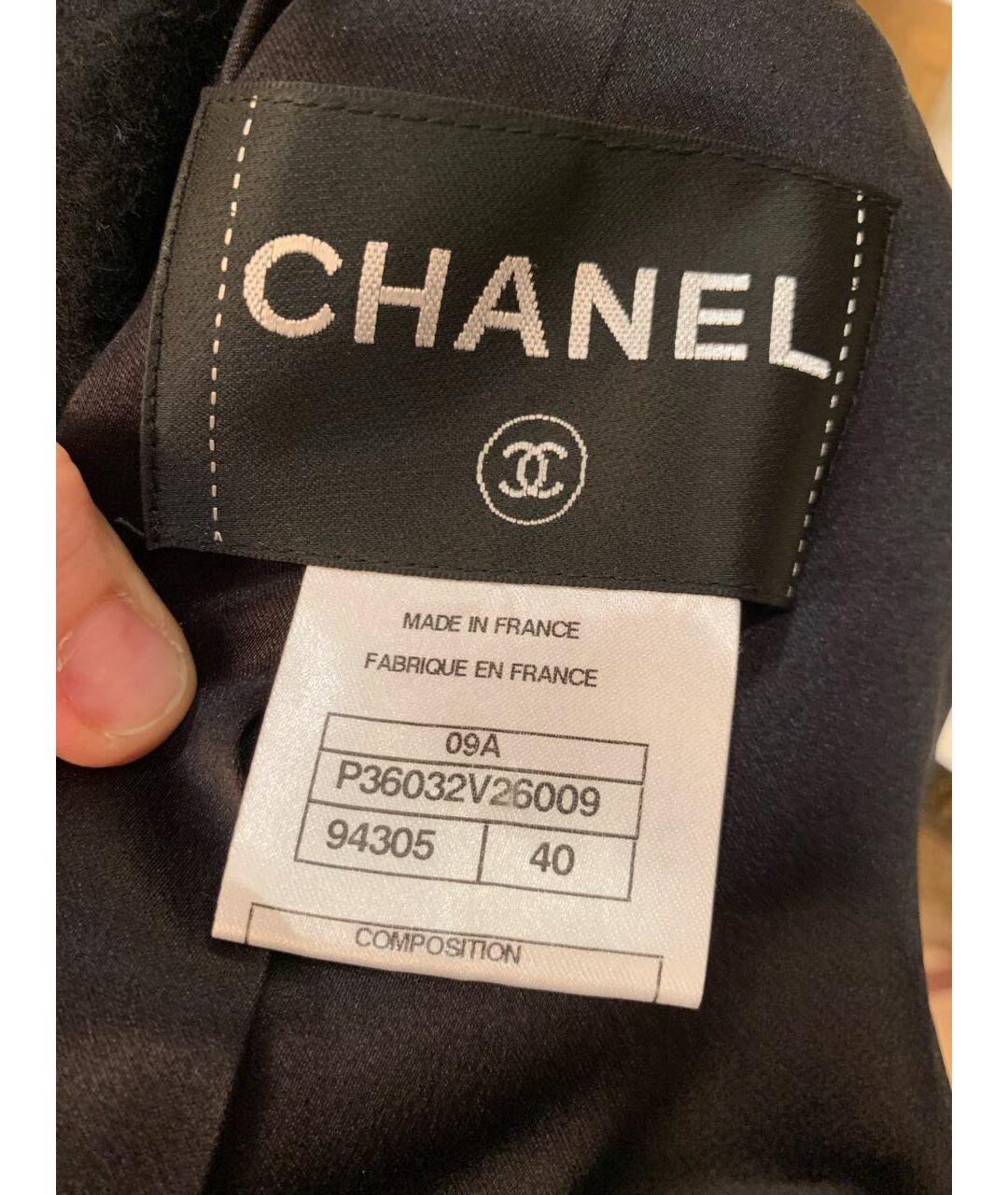 CHANEL Черное пальто, фото 4