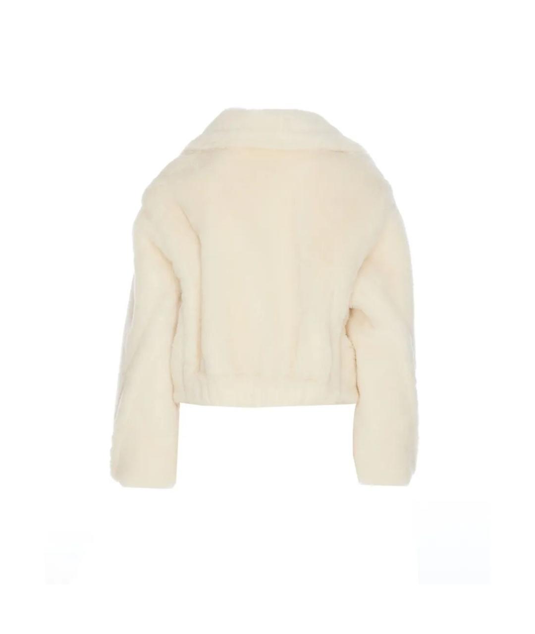 MAX MARA Белая шерстяная куртка, фото 2