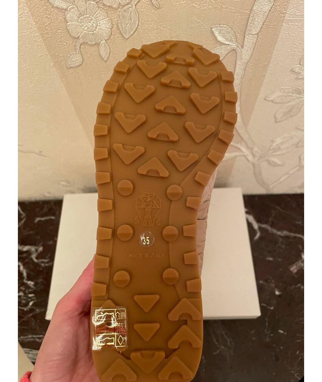 BRUNELLO CUCINELLI Серые замшевые кроссовки, фото 4