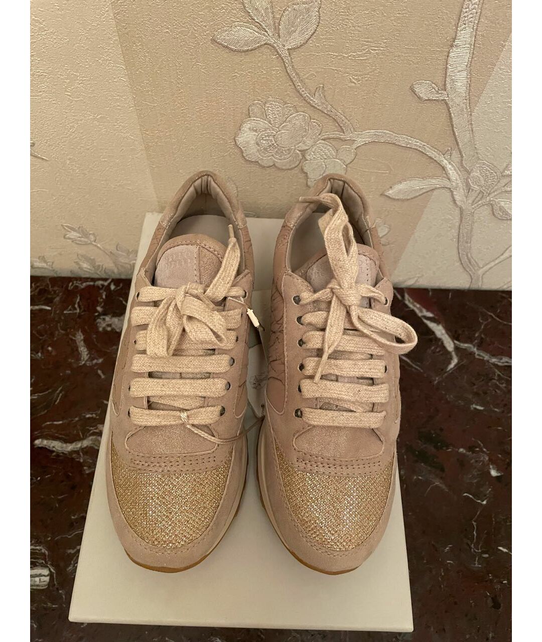 BRUNELLO CUCINELLI Серые замшевые кроссовки, фото 2