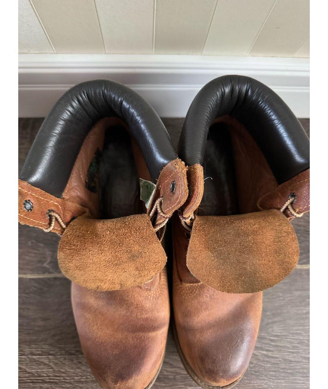 TIMBERLAND Коричневые замшевые ботинки, фото 3