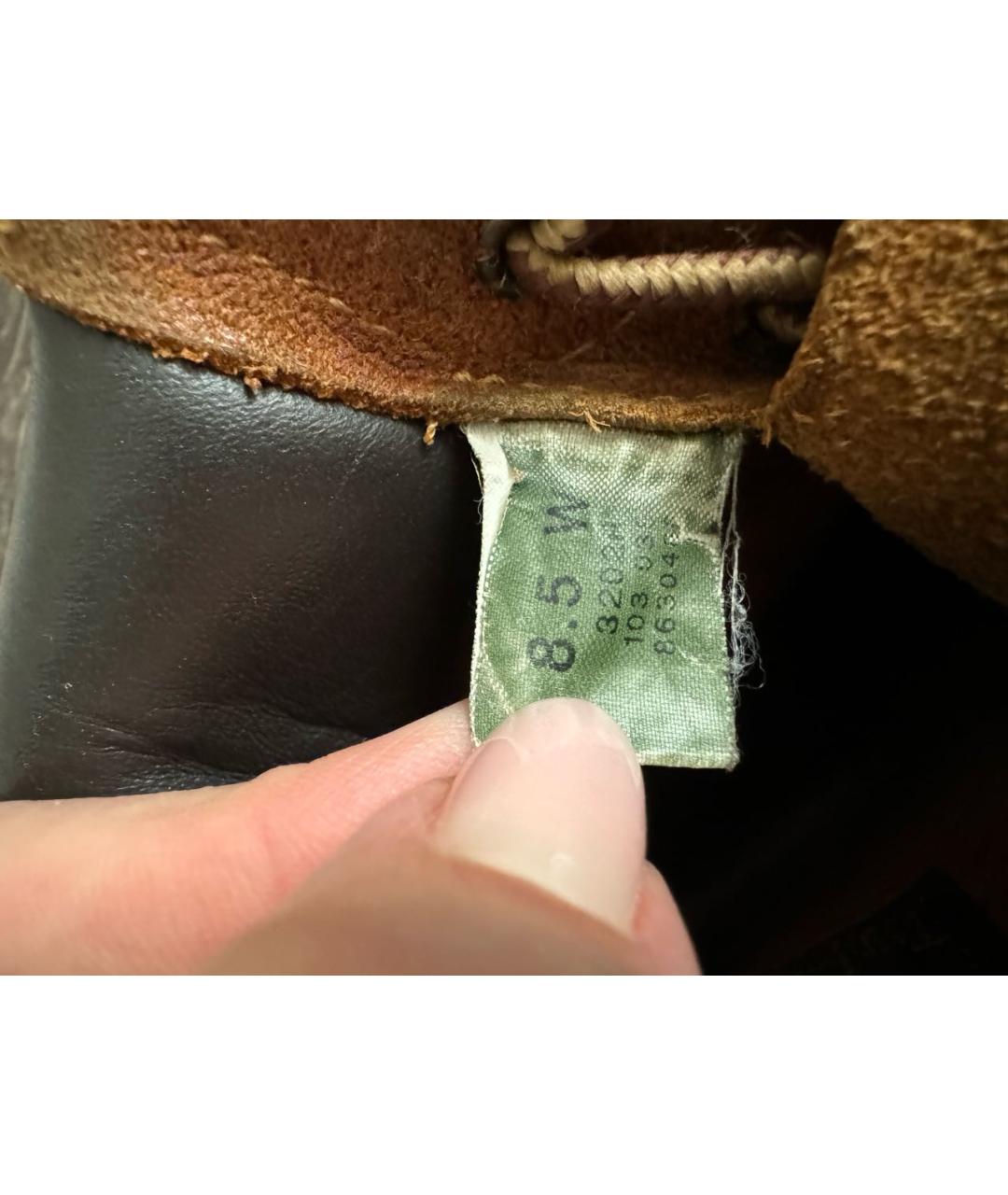TIMBERLAND Коричневые замшевые ботинки, фото 7