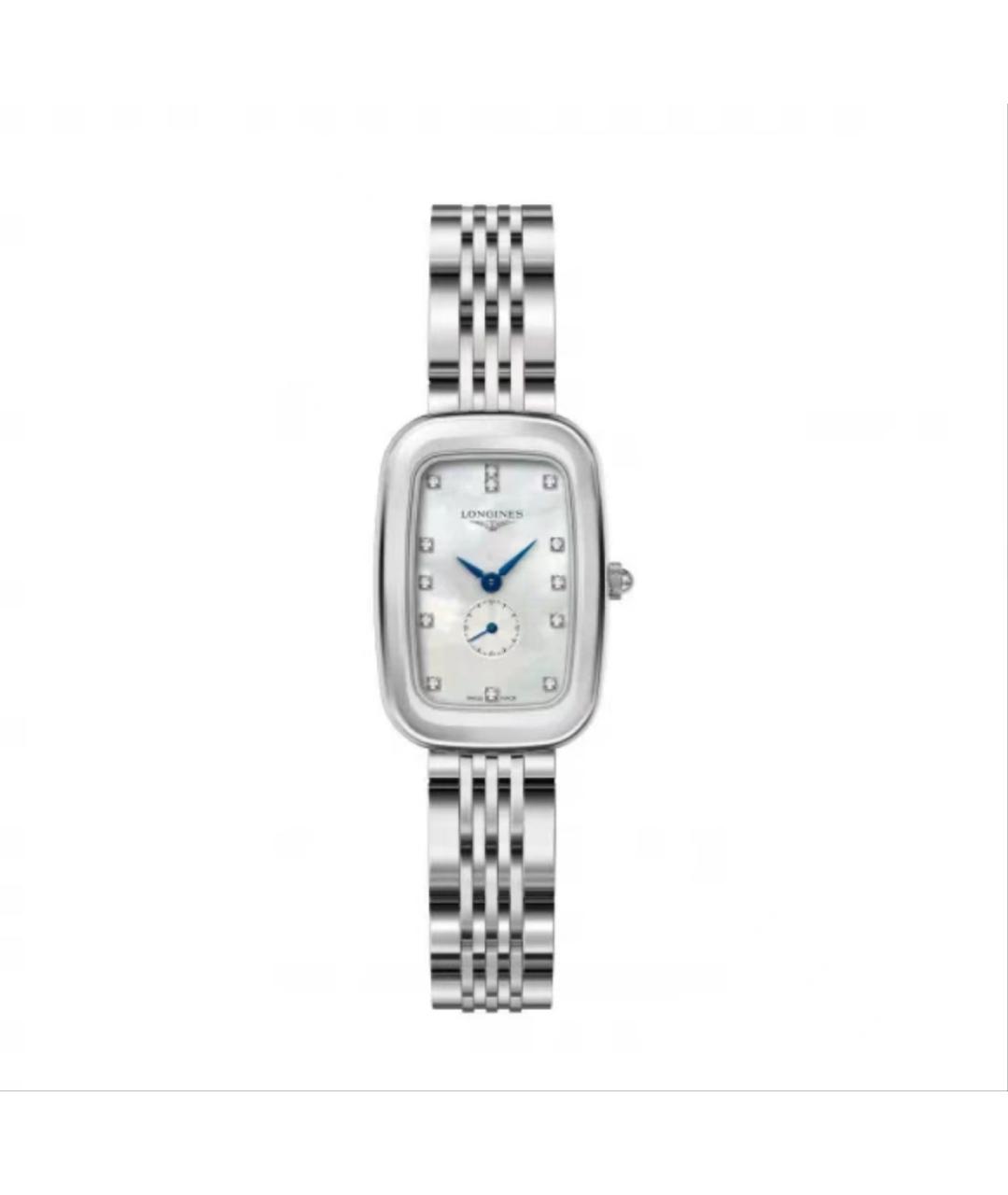 LONGINES Белые металлические часы, фото 1