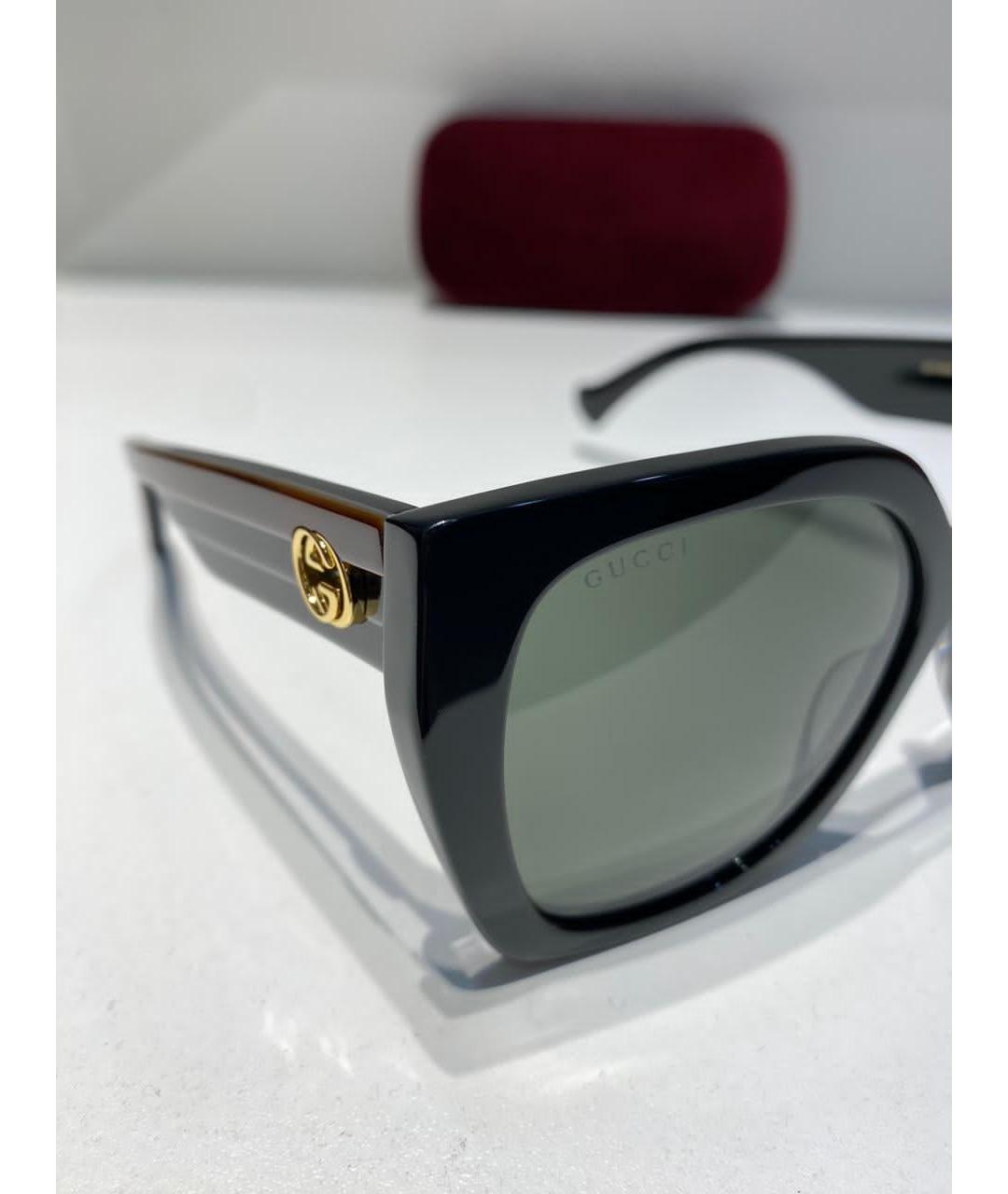 GUCCI Черные солнцезащитные очки, фото 3