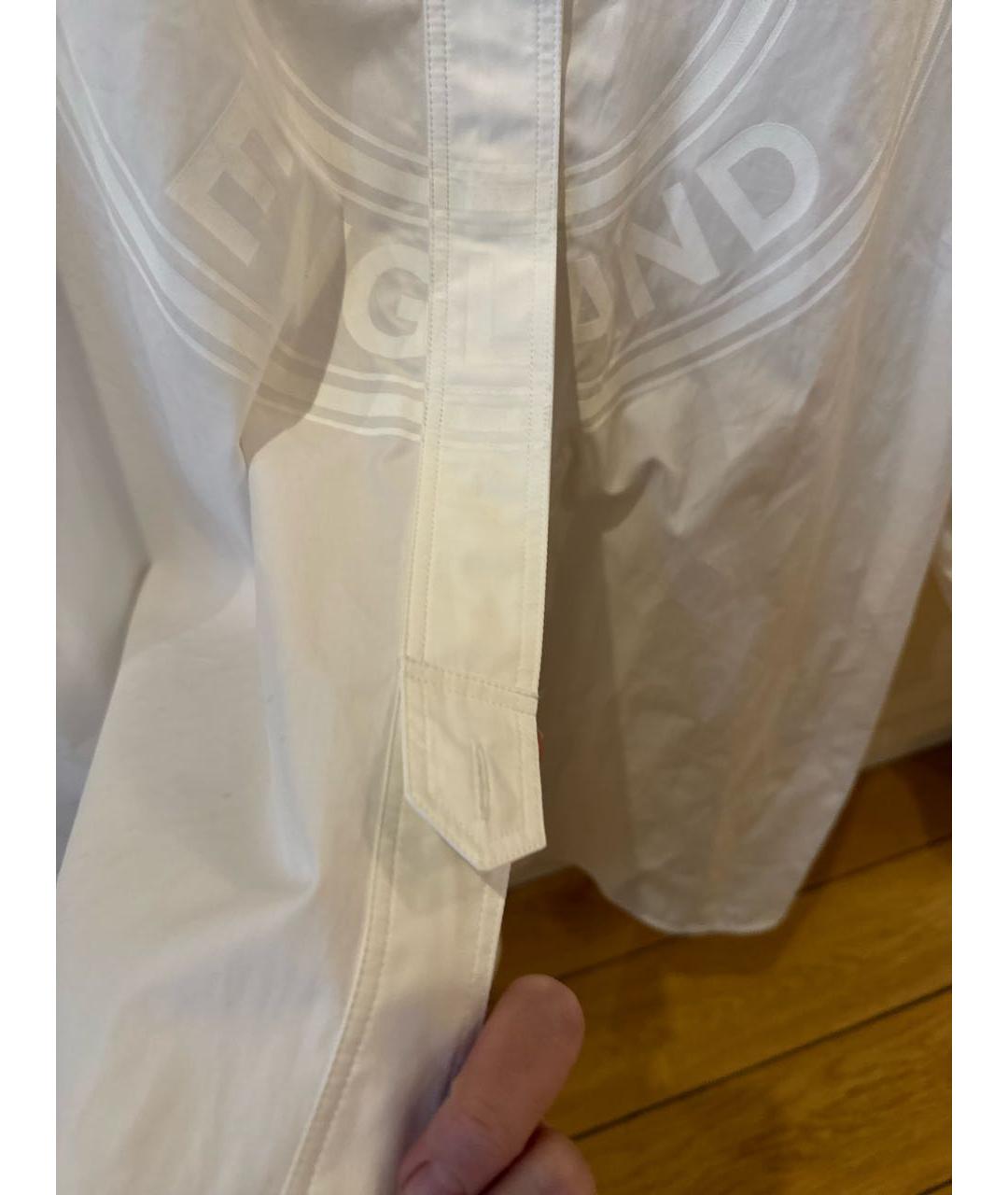 BURBERRY Белая хлопковая рубашка, фото 8