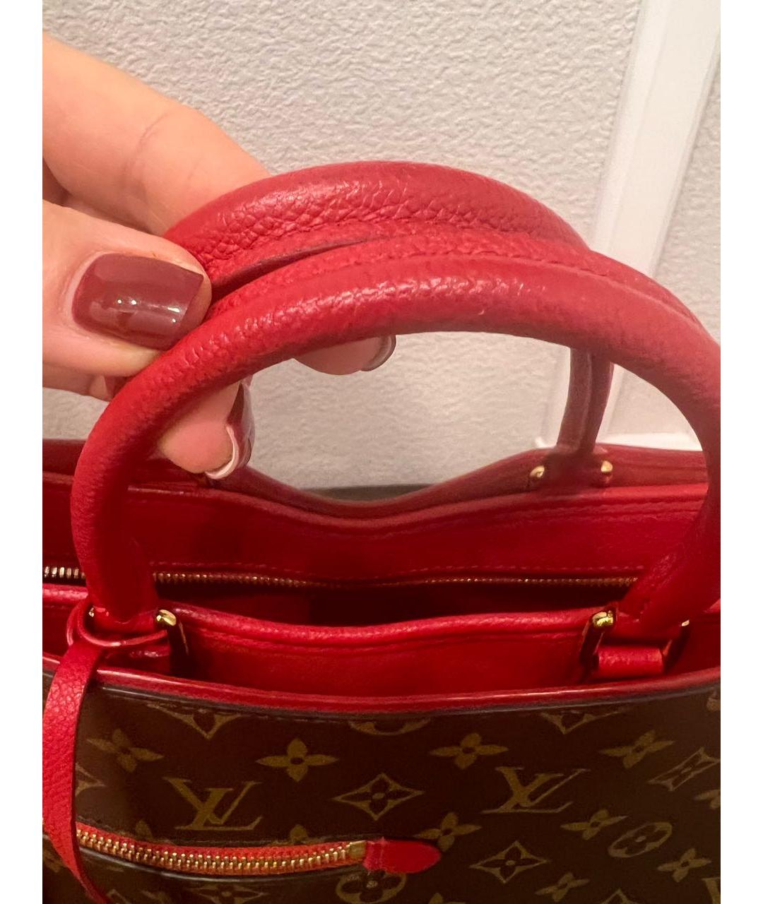 LOUIS VUITTON Коричневая сумка тоут, фото 7