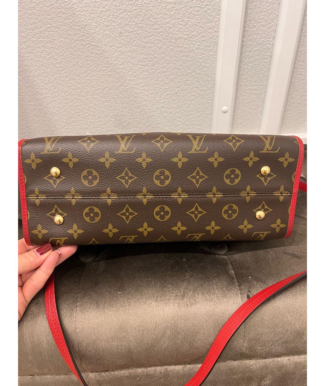 LOUIS VUITTON Коричневая сумка тоут, фото 6