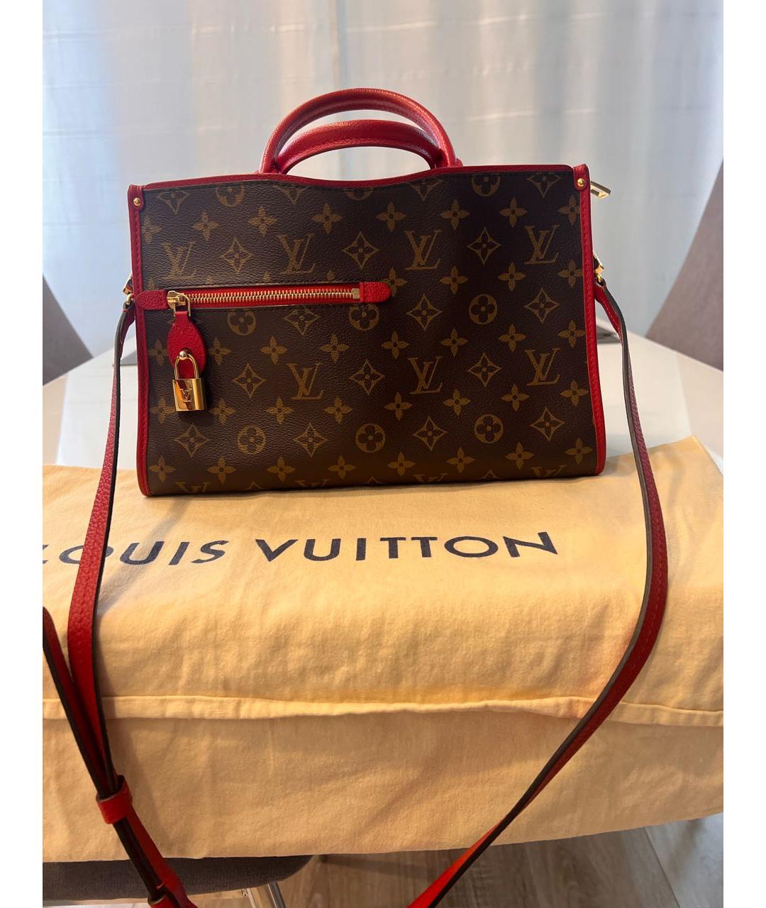 LOUIS VUITTON Коричневая сумка тоут, фото 9