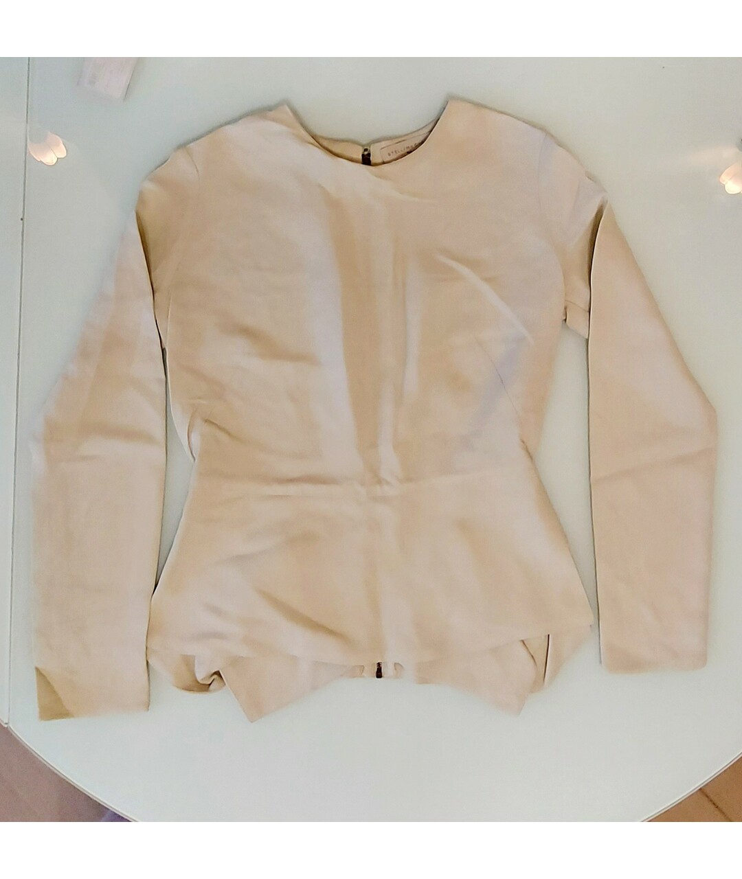 STELLA MCCARTNEY Бежевая вискозная блузы, фото 2