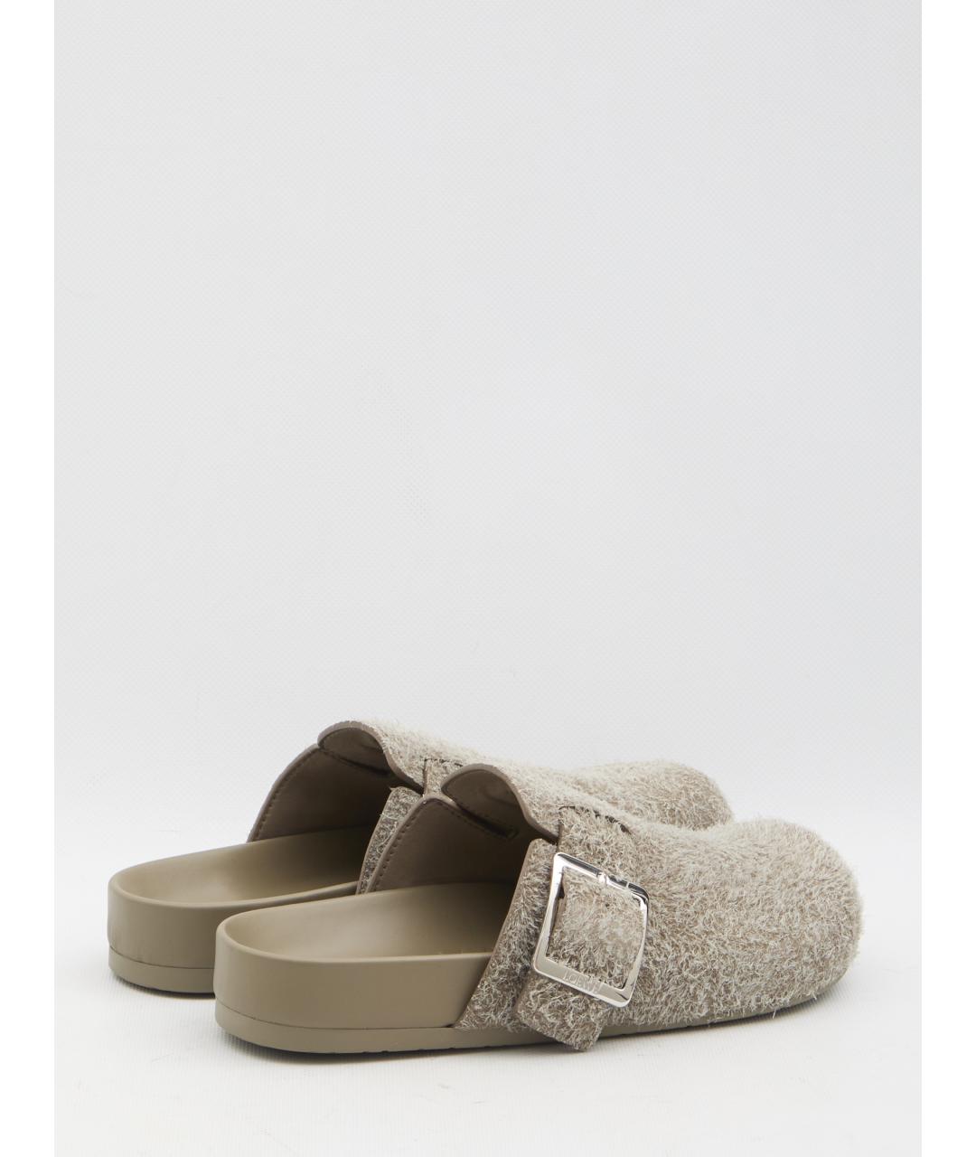 LOEWE Зеленые мюли, фото 3
