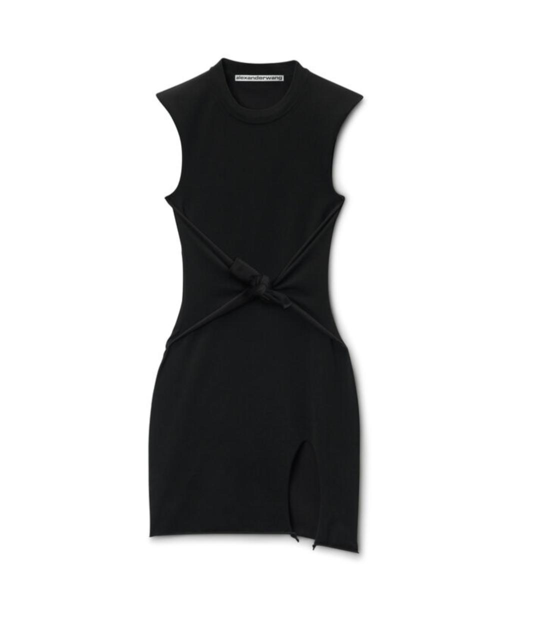 ALEXANDER WANG Черное полиамидовое коктейльное платье, фото 1