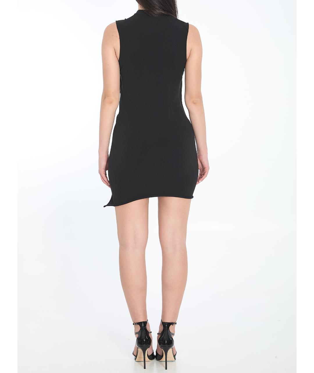 ALEXANDER WANG Черное полиамидовое коктейльное платье, фото 5