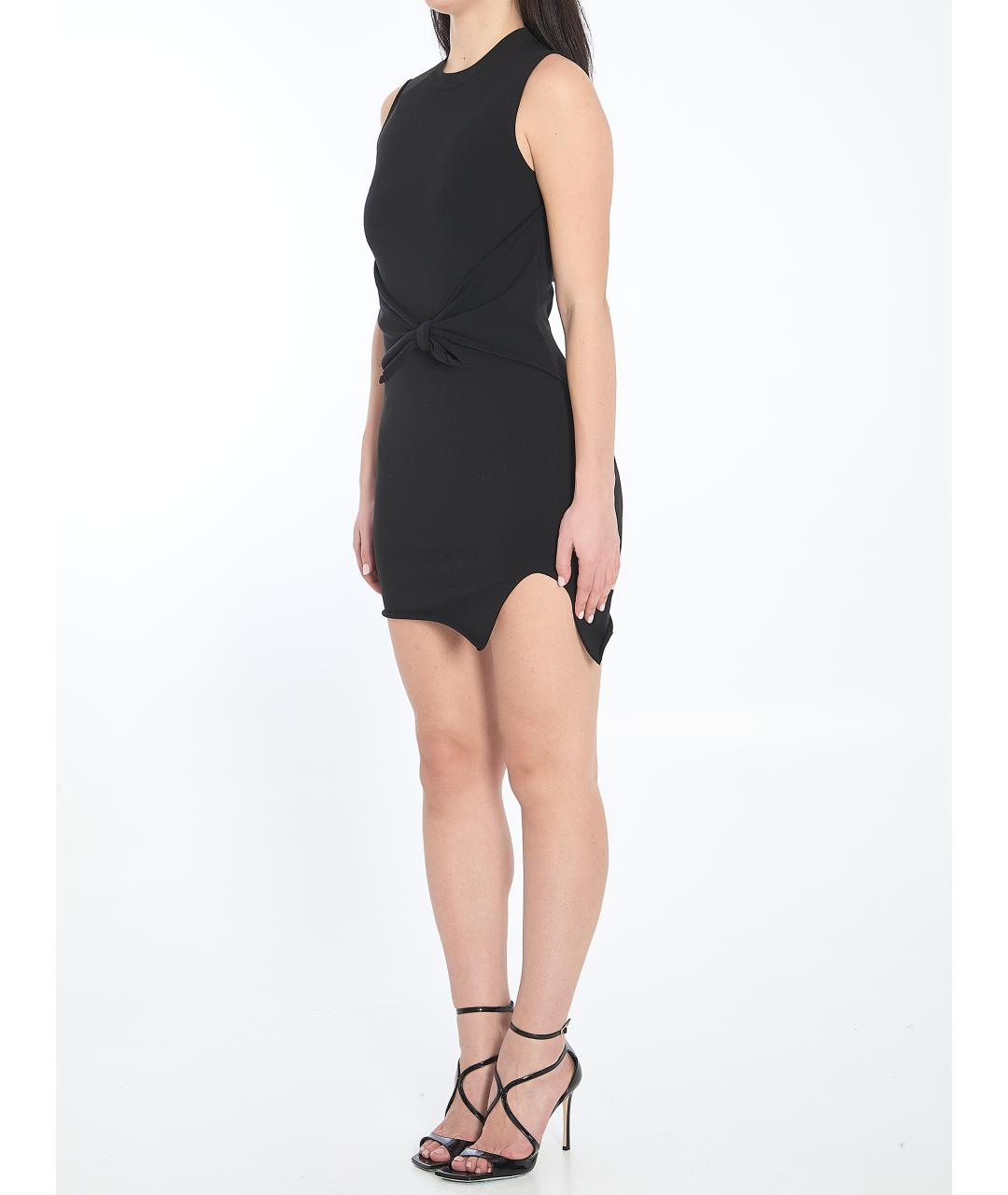 ALEXANDER WANG Черное полиамидовое коктейльное платье, фото 3