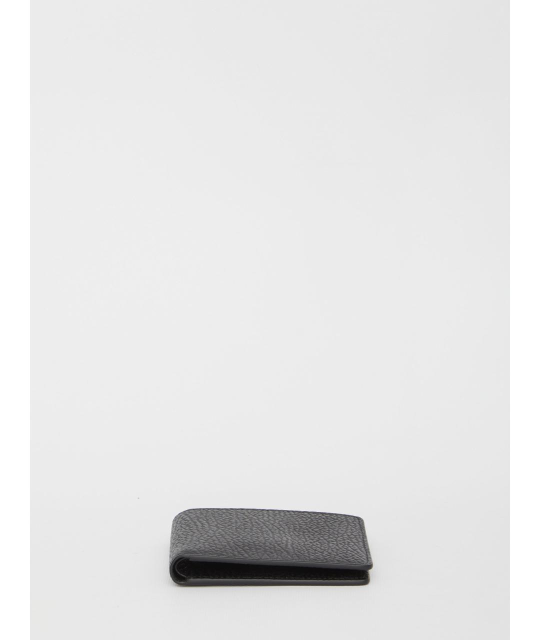 MAISON MARGIELA Черный кожаный кошелек, фото 1