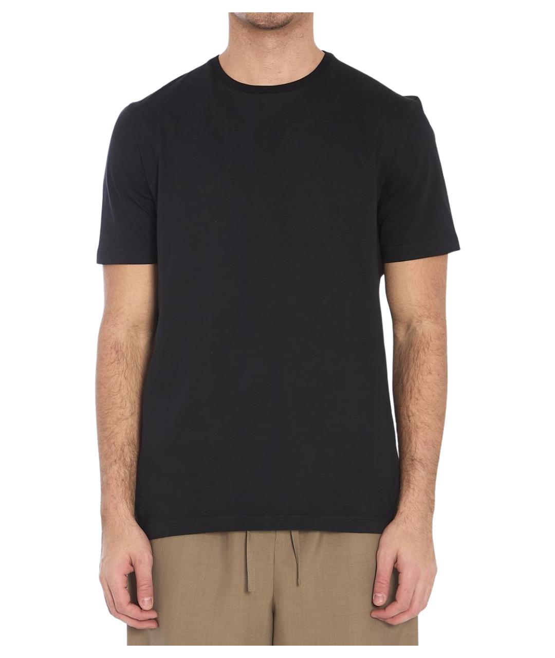 THE ROW Черная хлопковая футболка, фото 1