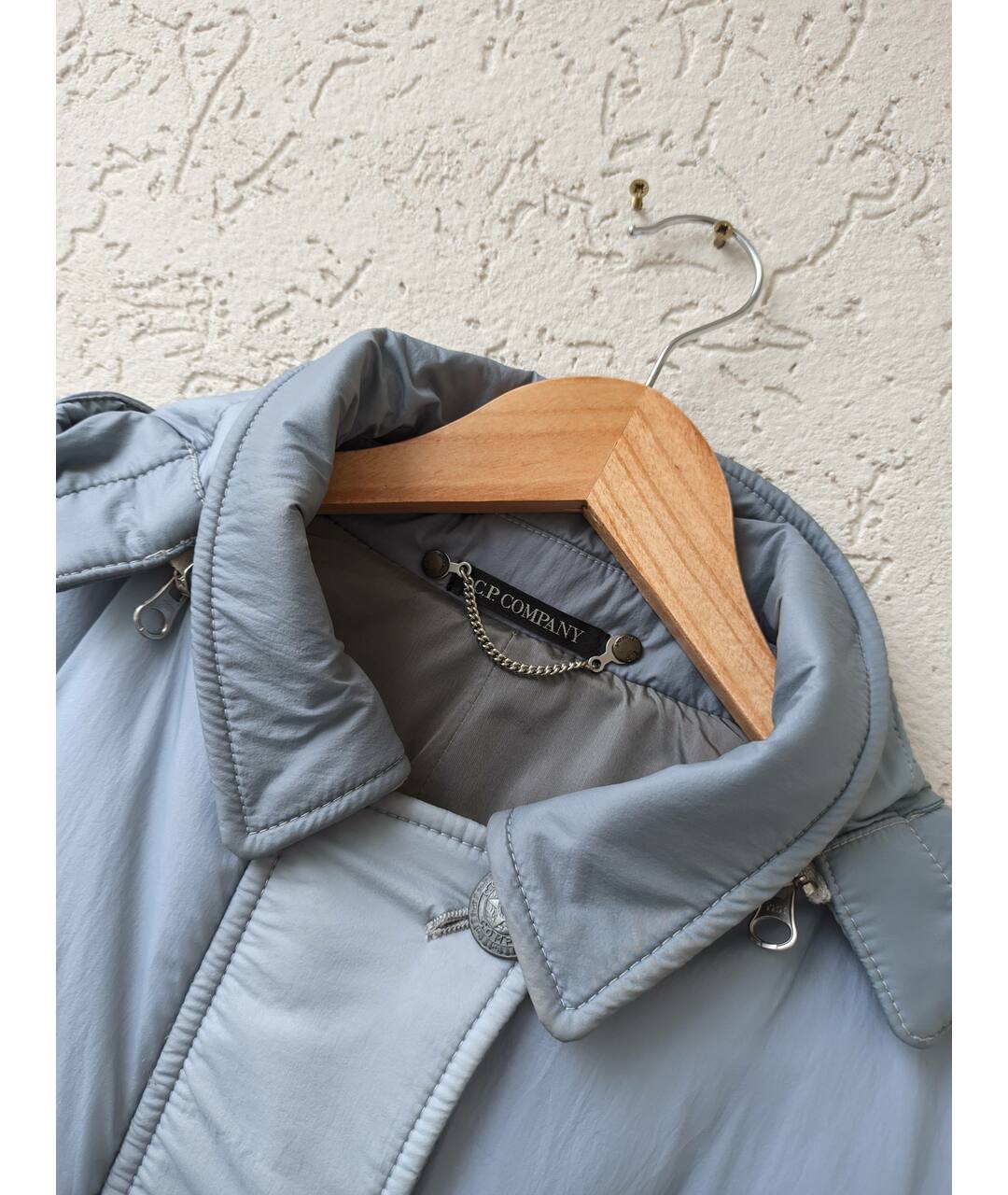 CP COMPANY Голубая полиэстеровая куртка, фото 3