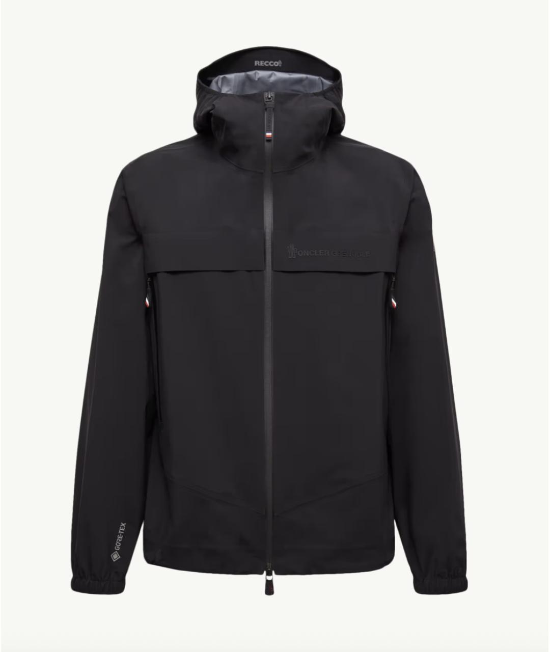 MONCLER GRENOBLE Черная полиамидовая куртка, фото 6