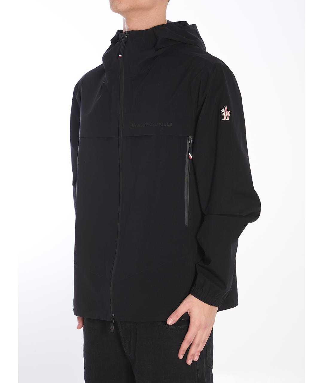 MONCLER GRENOBLE Черная полиамидовая куртка, фото 3