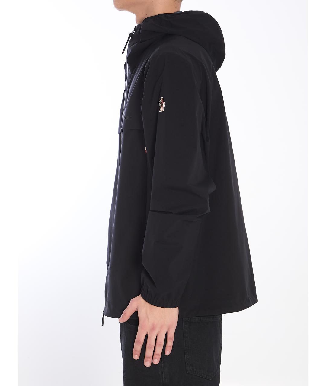 MONCLER GRENOBLE Черная полиамидовая куртка, фото 4