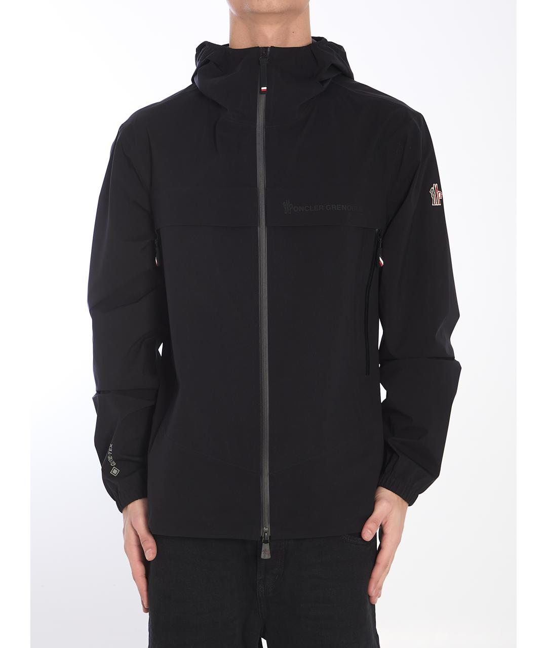 MONCLER GRENOBLE Черная полиамидовая куртка, фото 2