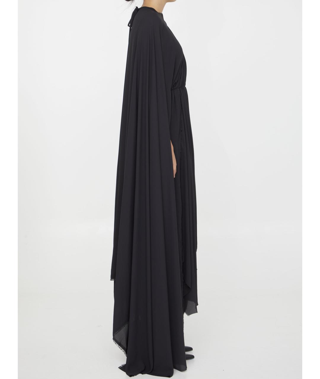 BALENCIAGA Черное полиэстеровое платье, фото 4