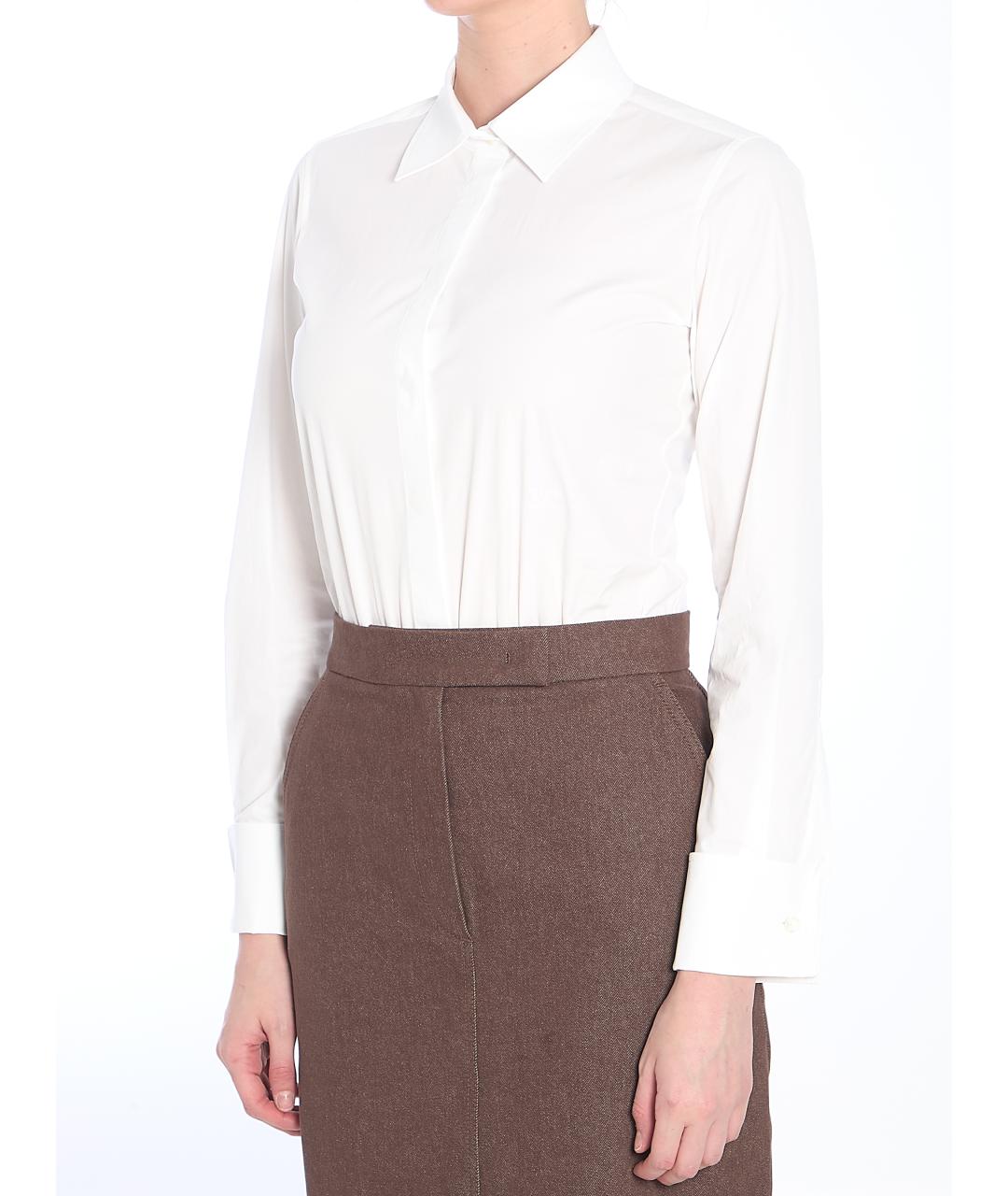 MAX MARA Белое хлопковое боди, фото 3