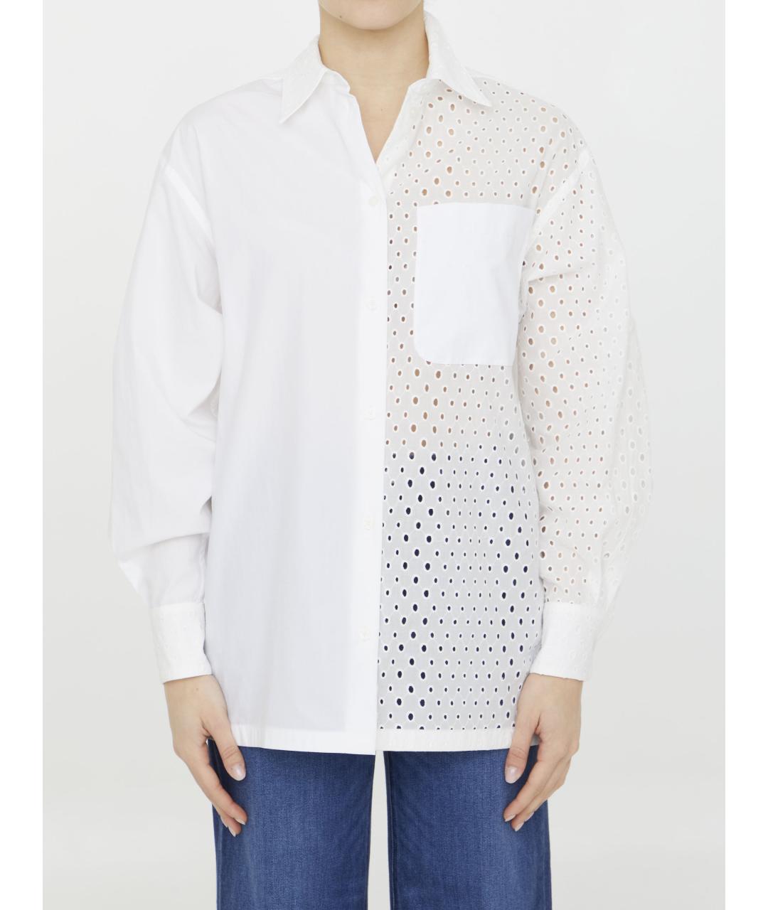 KENZO Белая хлопковая рубашка, фото 2