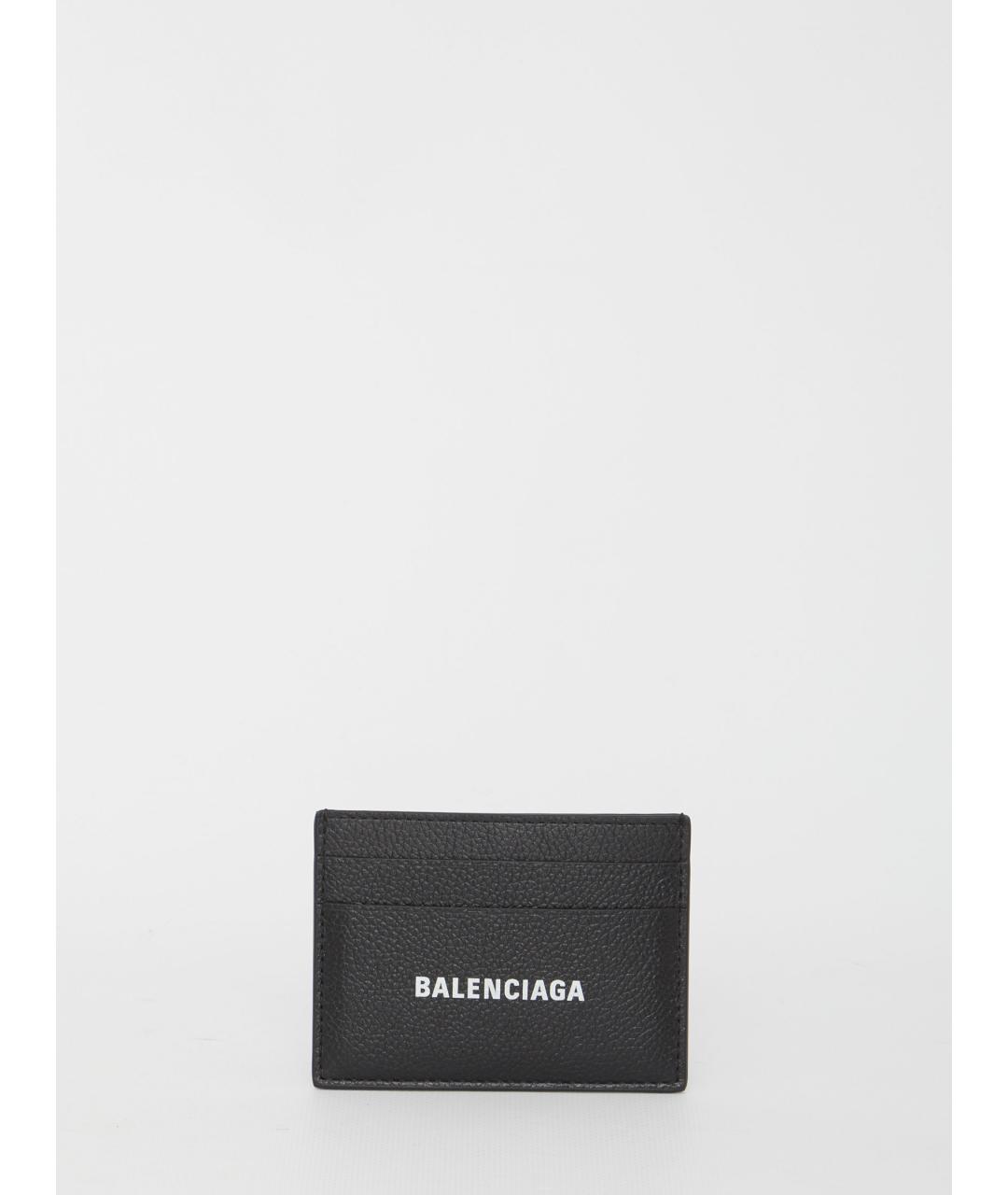 BALENCIAGA Черный кожаный кардхолдер, фото 2