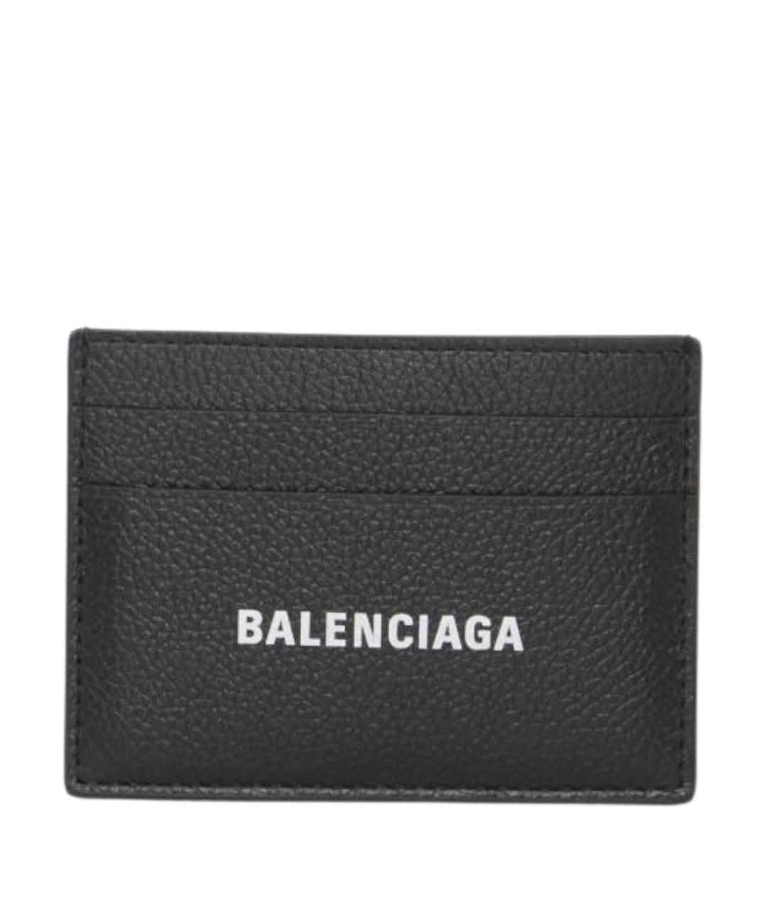 BALENCIAGA Черный кожаный кардхолдер, фото 3