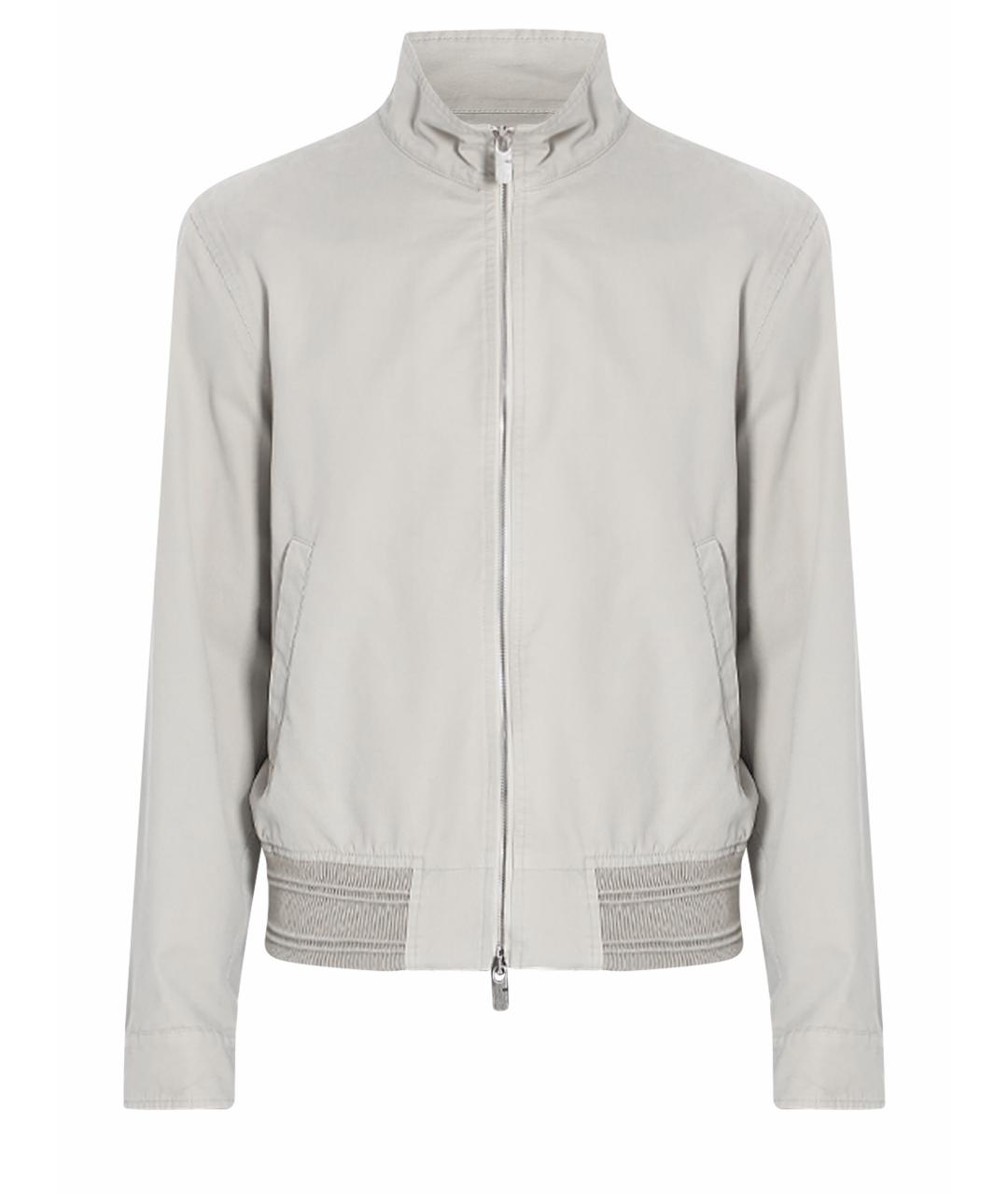BURBERRY Серая хлопковая куртка, фото 1