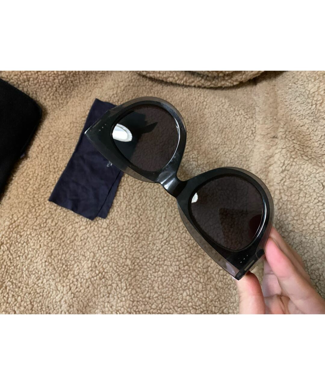 CELINE PRE-OWNED Черные солнцезащитные очки, фото 6
