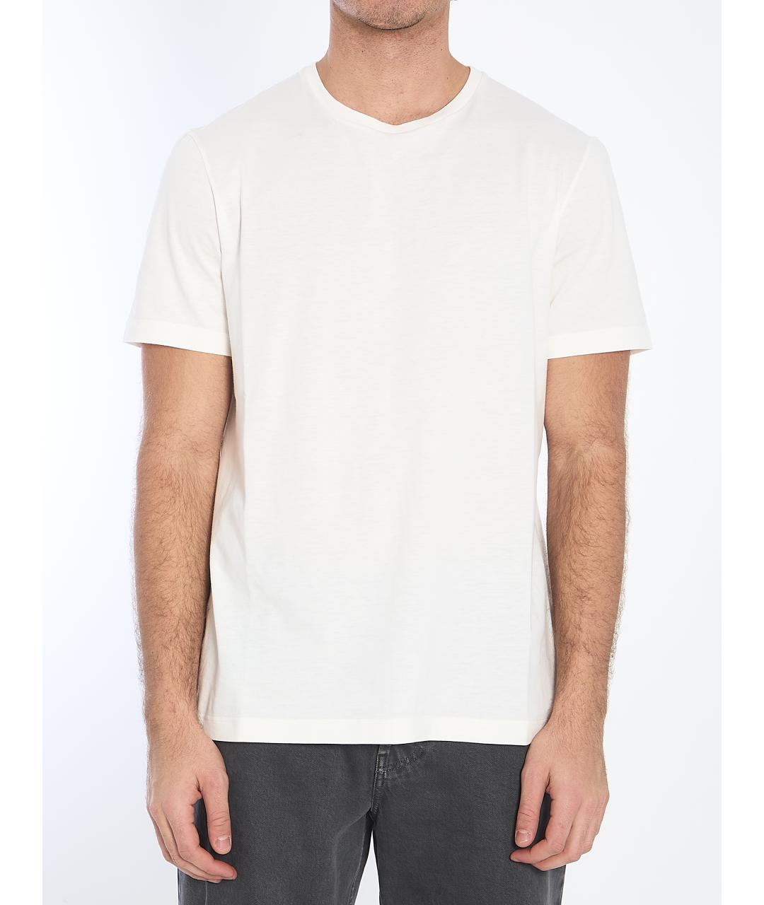 THE ROW Белая хлопковая футболка, фото 5