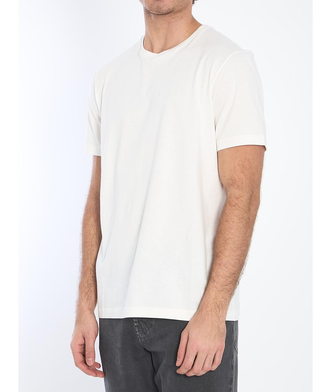 THE ROW Белая хлопковая футболка, фото 2