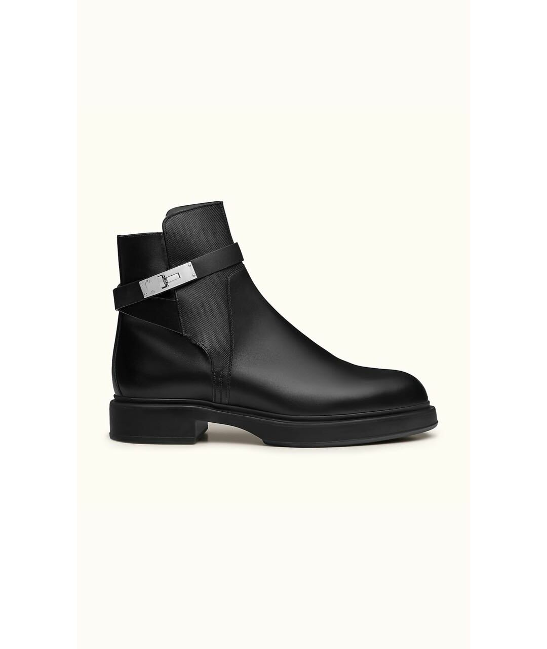 HERMES PRE-OWNED Черные кожаные высокие ботинки, фото 5