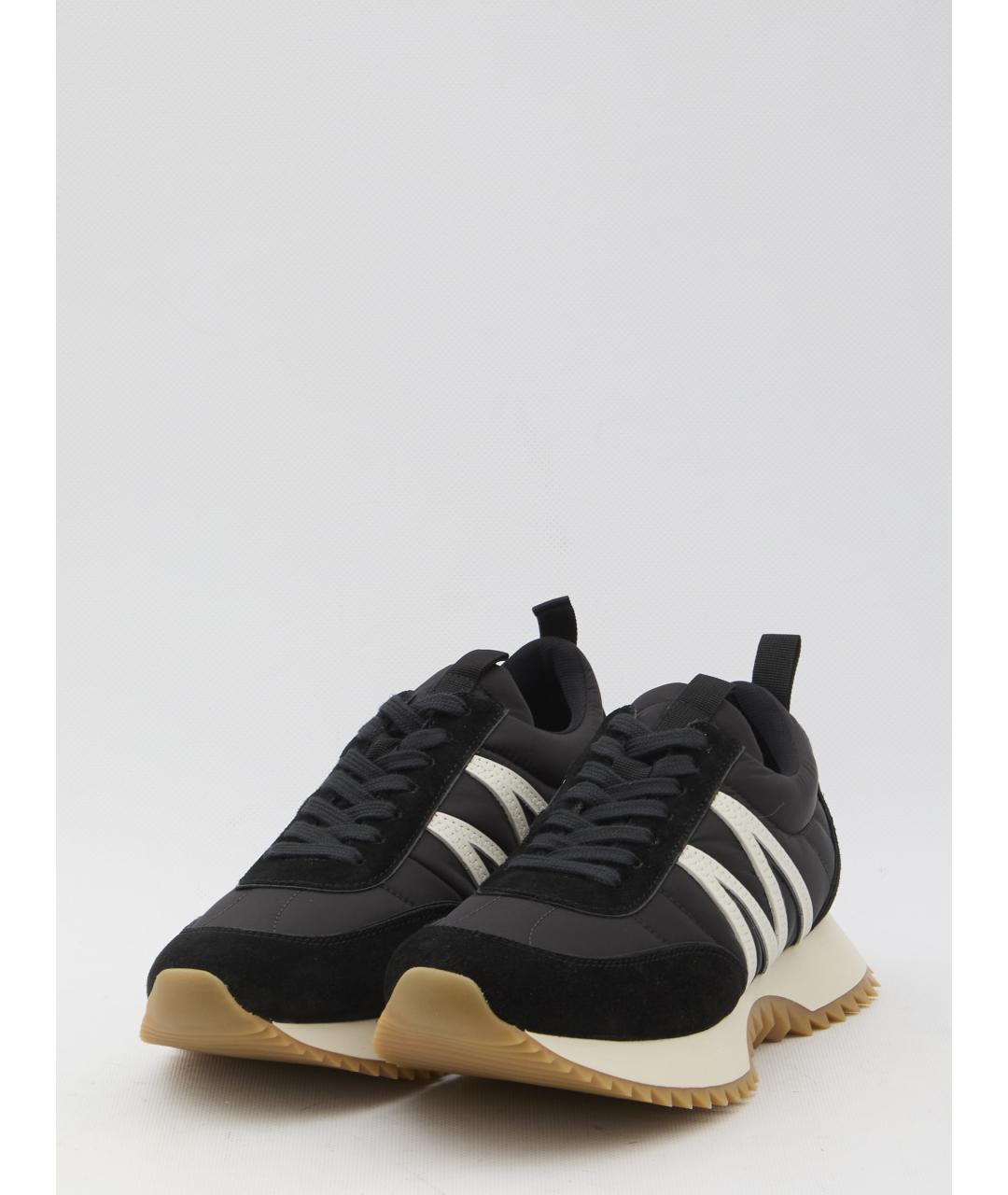 MONCLER Черные текстильные кроссовки, фото 2