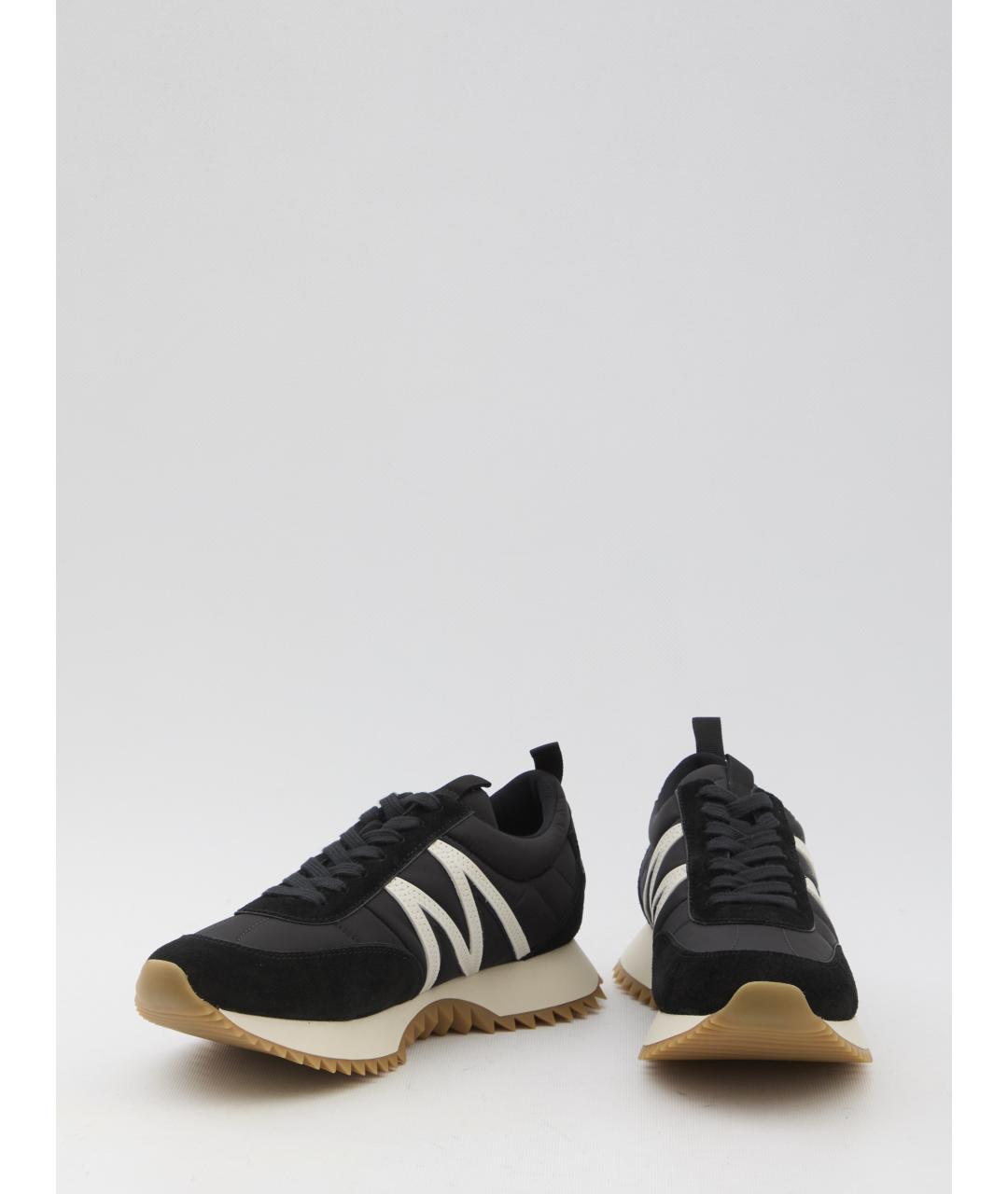 MONCLER Черные текстильные кроссовки, фото 5