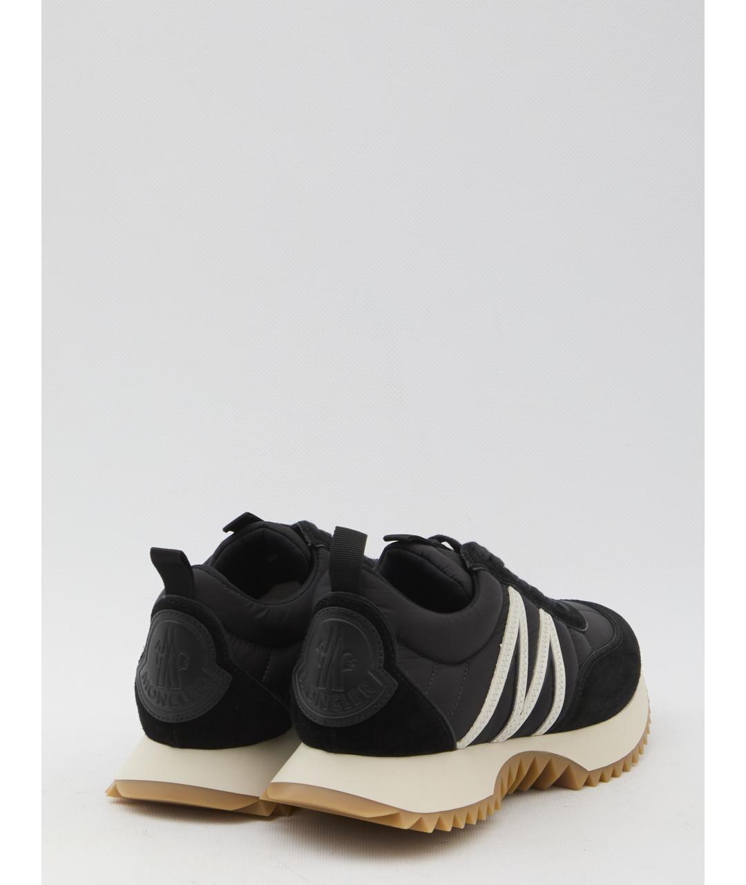 MONCLER Черные текстильные кроссовки, фото 3