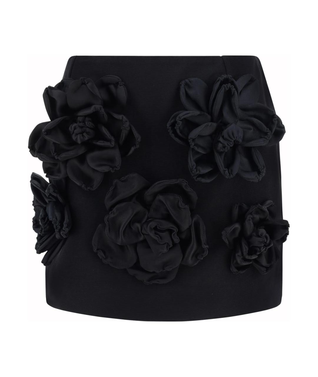 DOLCE&GABBANA Черная хлопковая юбка мини, фото 1