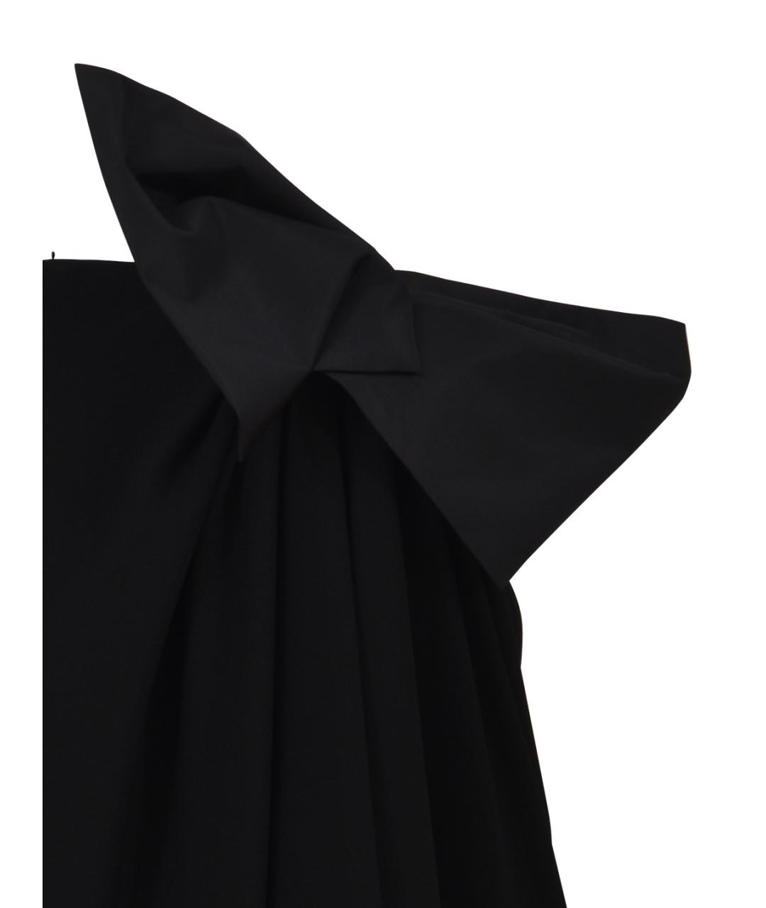SAINT LAURENT Черное ацетатное вечернее платье, фото 4