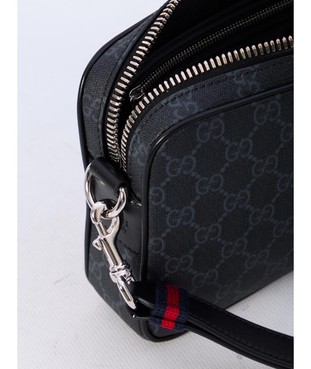 GUCCI Черная барсетка, фото 4