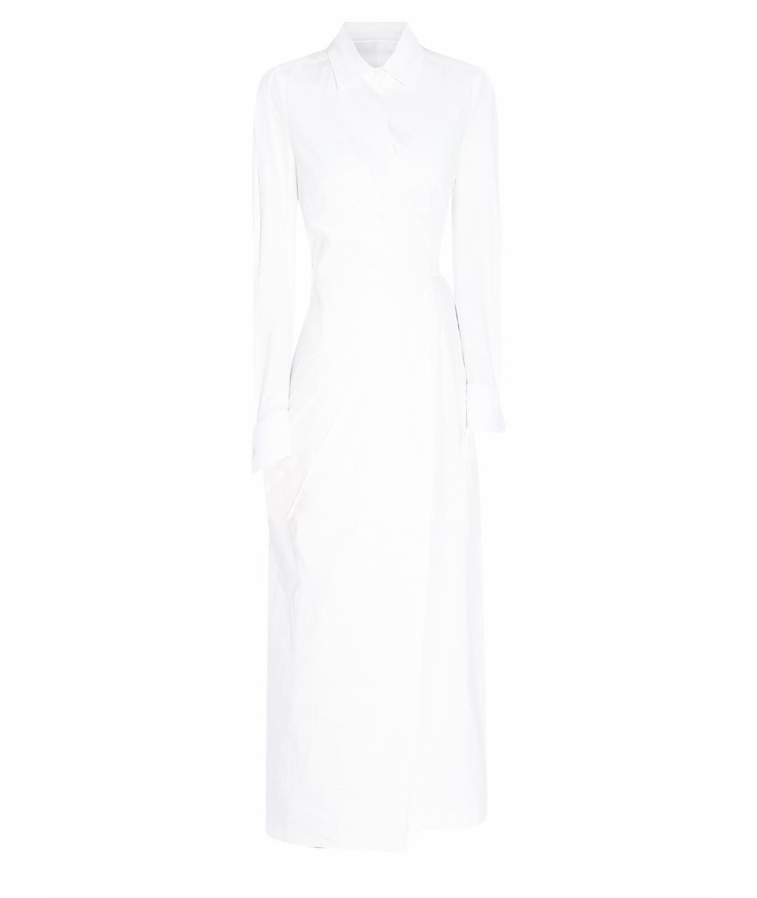 MAX MARA Белое хлопковое повседневное платье, фото 1