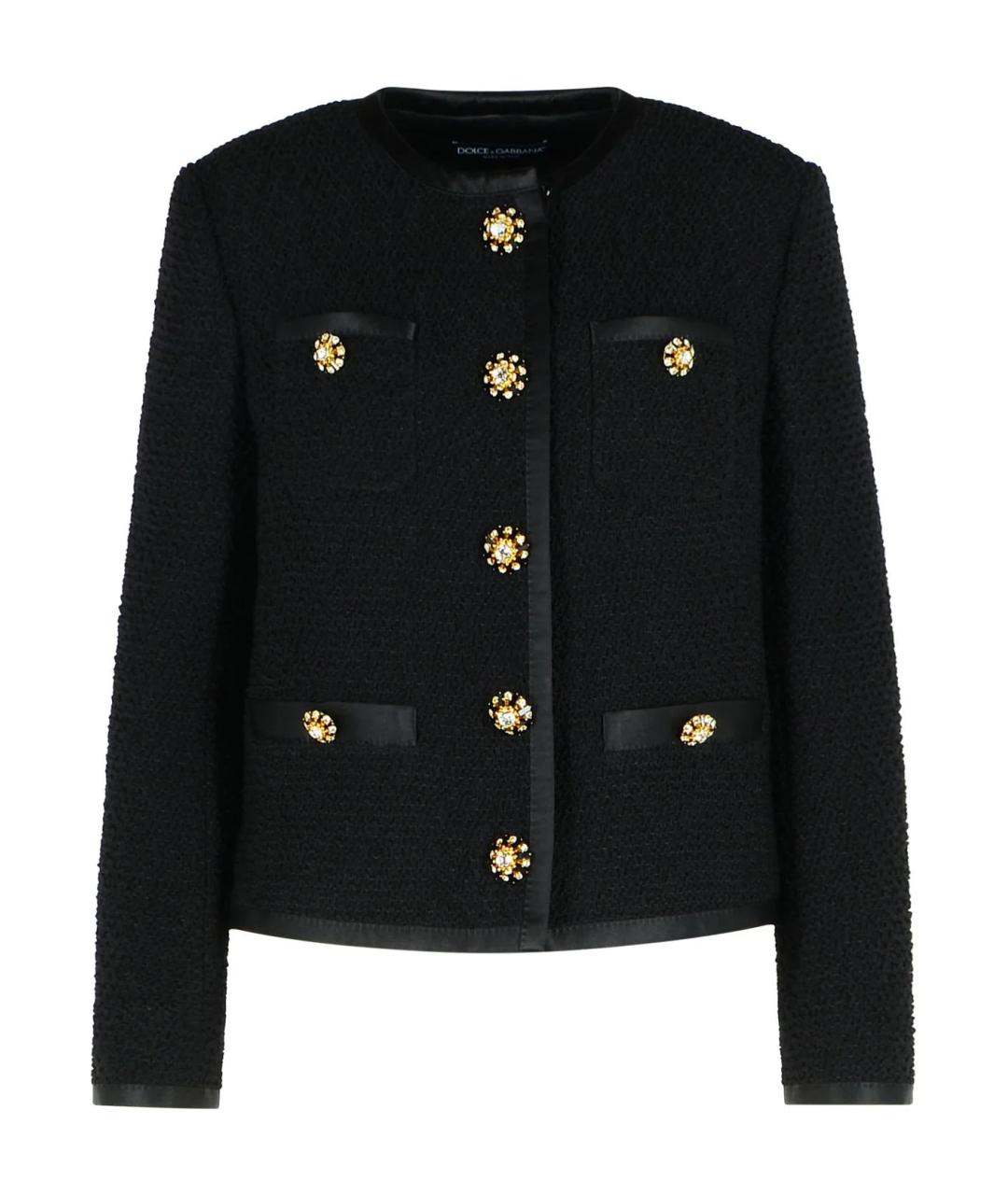 DOLCE&GABBANA Черный жакет/пиджак, фото 1