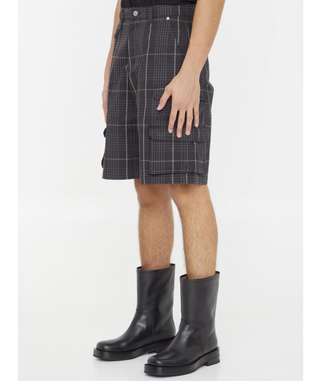 CHRISTIAN DIOR Коричневые хлопковые шорты, фото 2