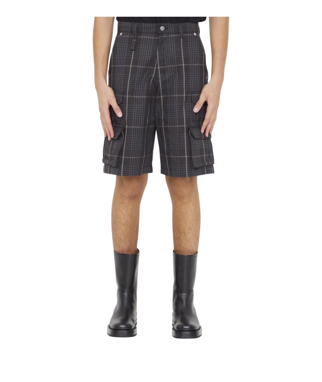 CHRISTIAN DIOR Коричневые хлопковые шорты, фото 1