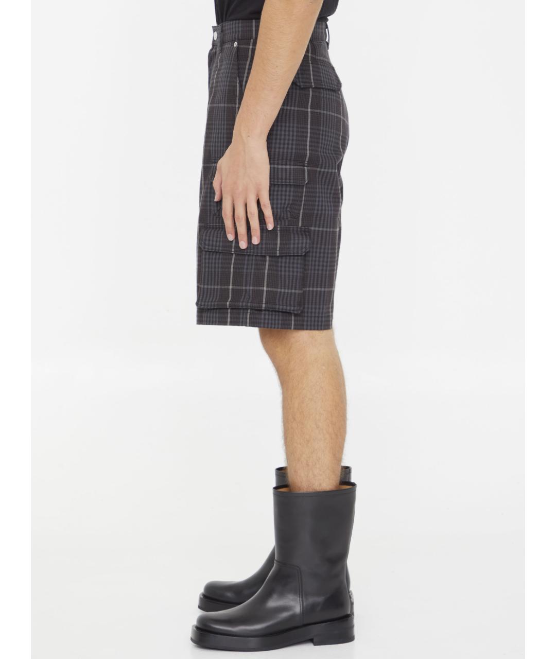 CHRISTIAN DIOR Коричневые хлопковые шорты, фото 3