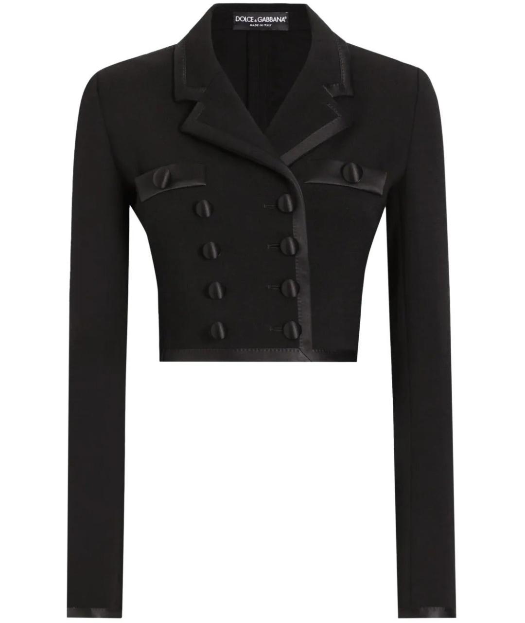 DOLCE&GABBANA Черный жакет/пиджак, фото 1